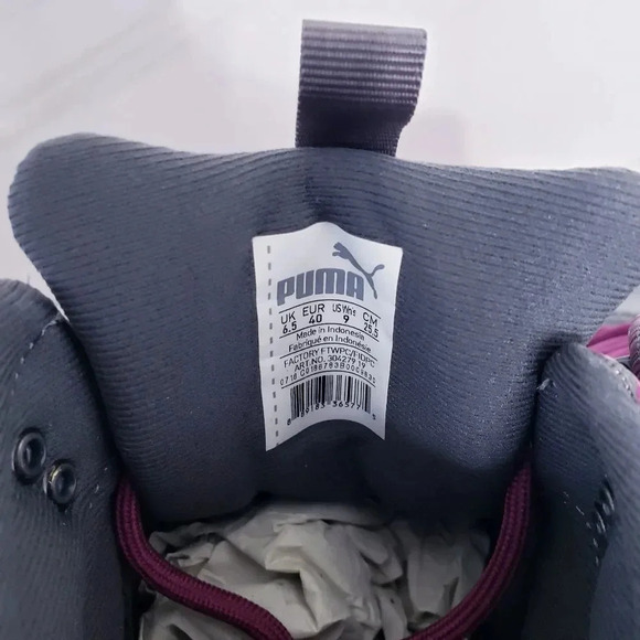 Puma Silicis Asphalt Quarry Magenta Purple Sz 6.5 - Picture 8 of 12